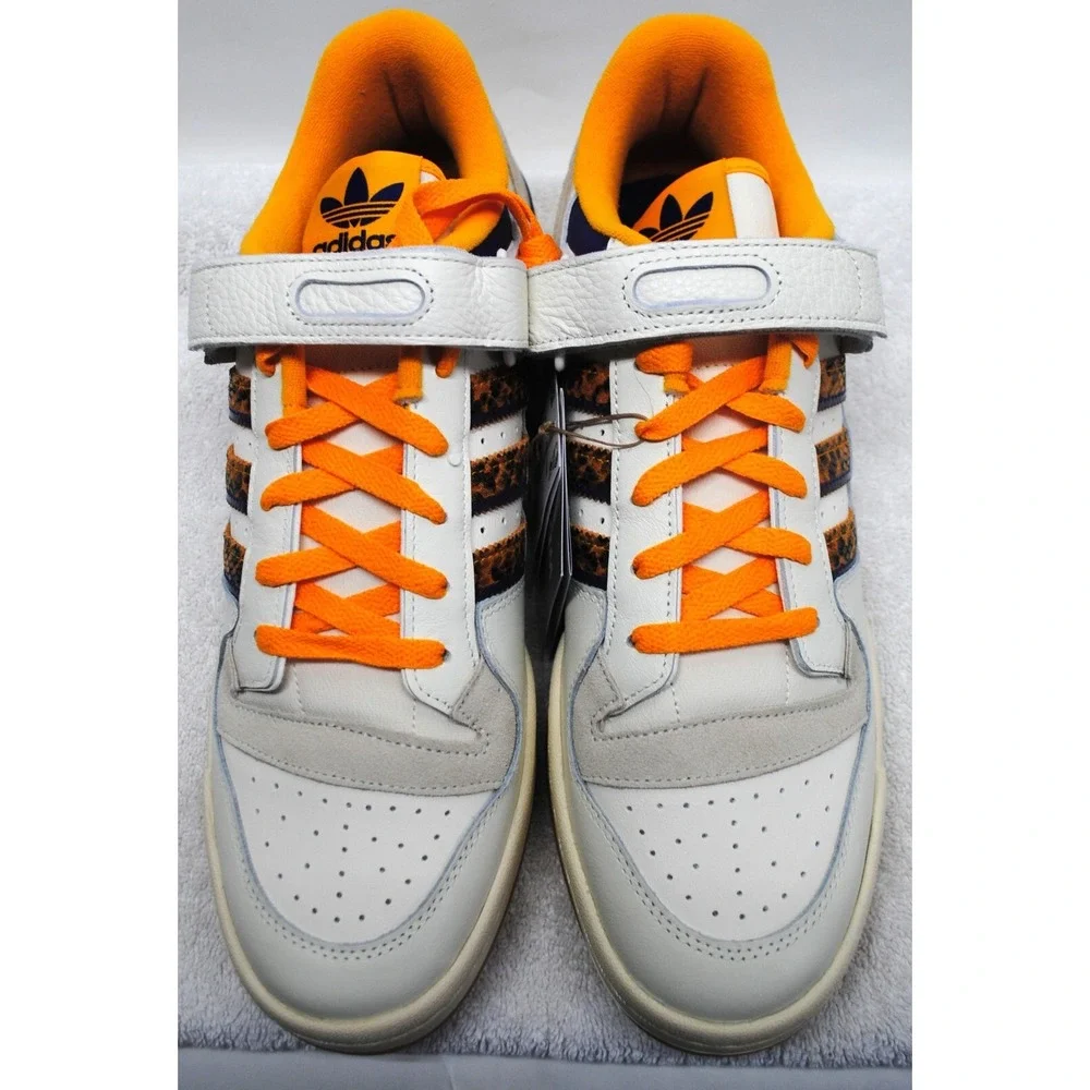 Adidas Mens Size 12.5 Forum 84 Low #GW2007 White Gold Sneaker Shoes New